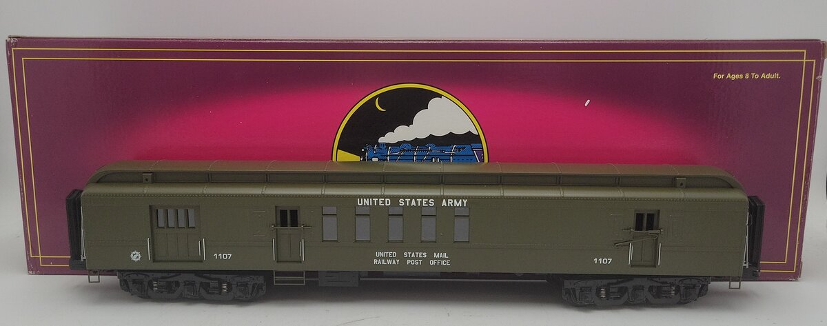 MTH 20-4276 U.S. Army 70- Madison RPO Car #1107 LN/Box