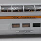 MTH 20-67125 Chesapeake & Ohio 70' ABS Full Length Vista Dome Passenger Car EX/Box