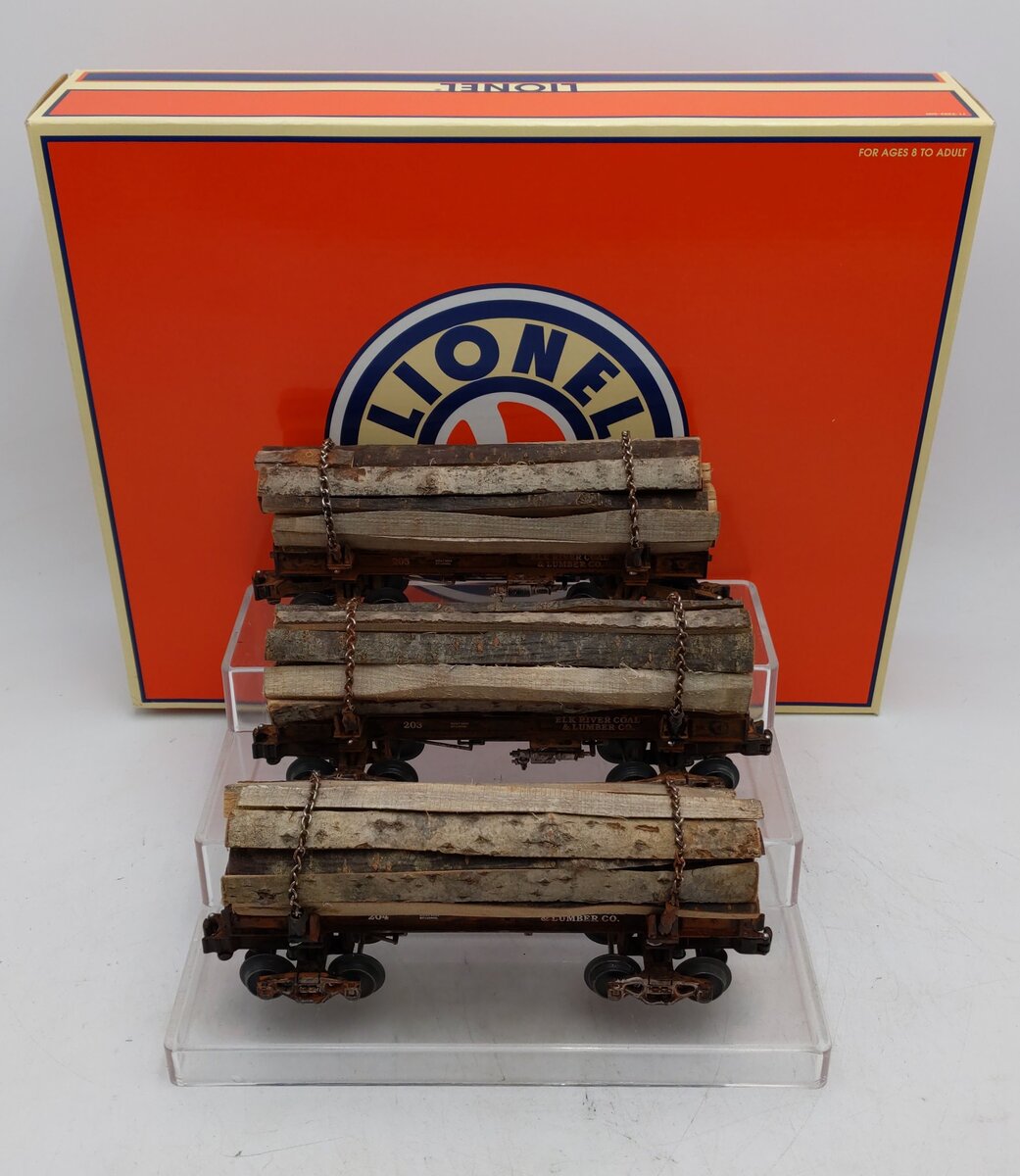 Lionel 6-29453 O Gauge Elk River Lumber Set (Pack of 3)/Box