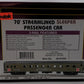MTH 20-61035 O US Army 70' Streamlined Sleeper (Smooth) EX/Box