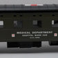 MTH 20-61035 O US Army 70' Streamlined Sleeper (Smooth) EX/Box