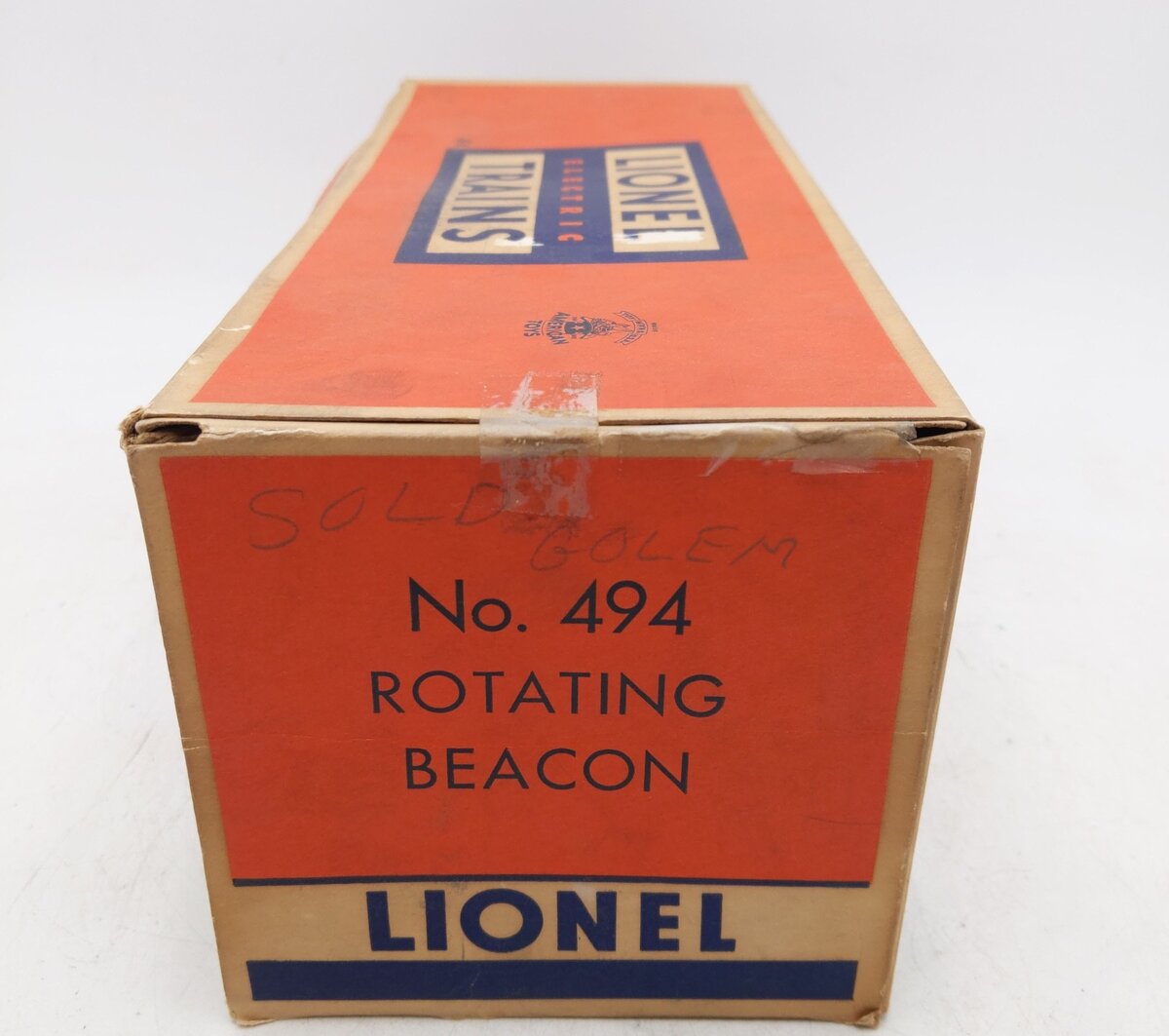 Lionel 494 Vintage O Tinplate Aluminum Rotating Beacon Tower VG/Box