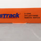 Lionel 6-12048 O72 Left Hand Remote-Control FasTrack Switch Turnout EX/Box