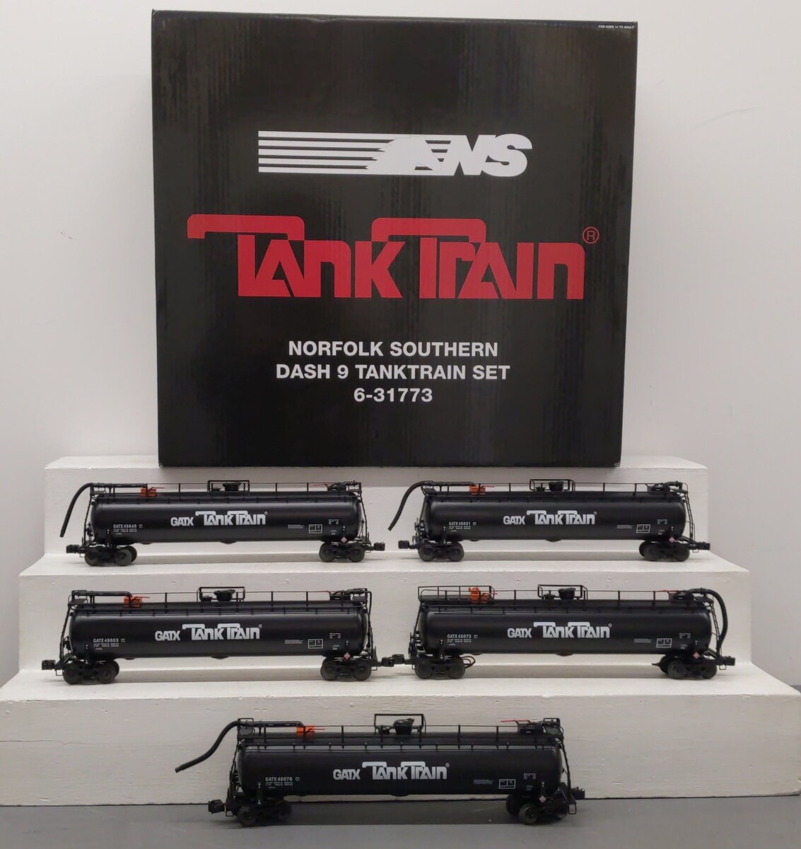 Lionel 6-31773 O Gauge Norfolk Southern Tank Car Set LN/Box