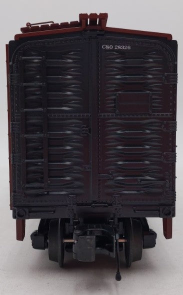 MTH 20-93344 O Gauge Chesapeake & Ohio Double Door 50' Box Car #28326 EX/Box