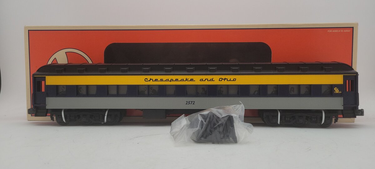 Lionel 6-19089 O Chesapeake & Ohio Heavyweight Passenger Car #2572 EX/Box