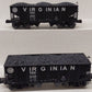 Lionel 2226960 O Virginian 2 Bay Hopper Cars (Set of 2) EX/Box