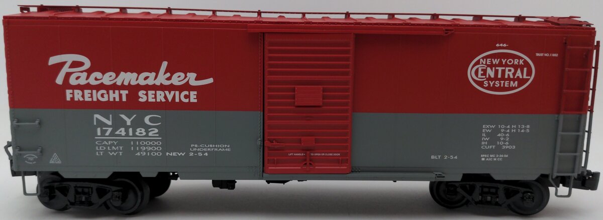 Lionel 2126303 O Scale New York City Boxcar #174182 EX/Box
