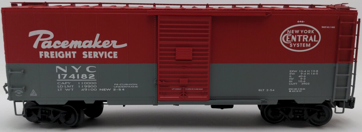Lionel 2126303 O Scale New York City Boxcar #174182 EX/Box