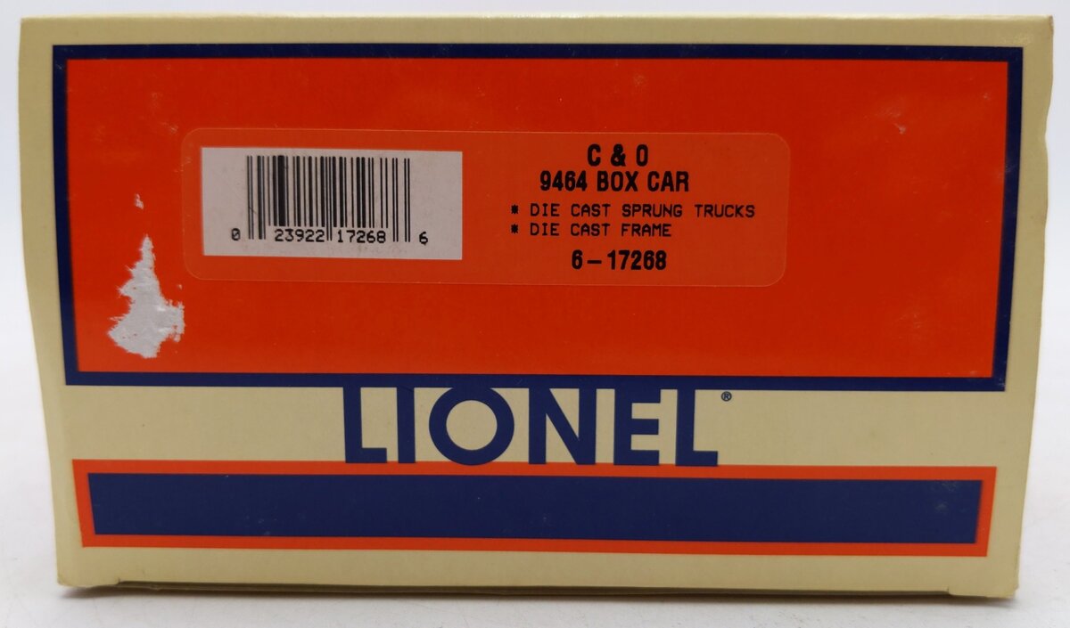Lionel 6-17268 O Chesapeake & Ohio 9464 Boxcar #12700 EX/Box