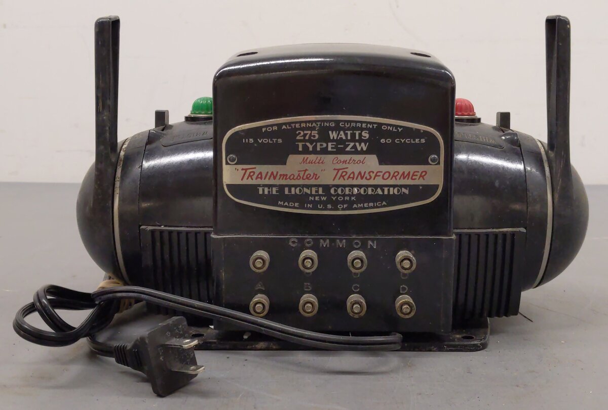 Lionel ZW Vintage O Gauge Trainmaster 275 Watt Transformer with Whistle VG