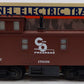 Lionel 6-17608 O Gauge Chessie Steelside Square Window Caboose #17608 w/ Smoke EX/Box