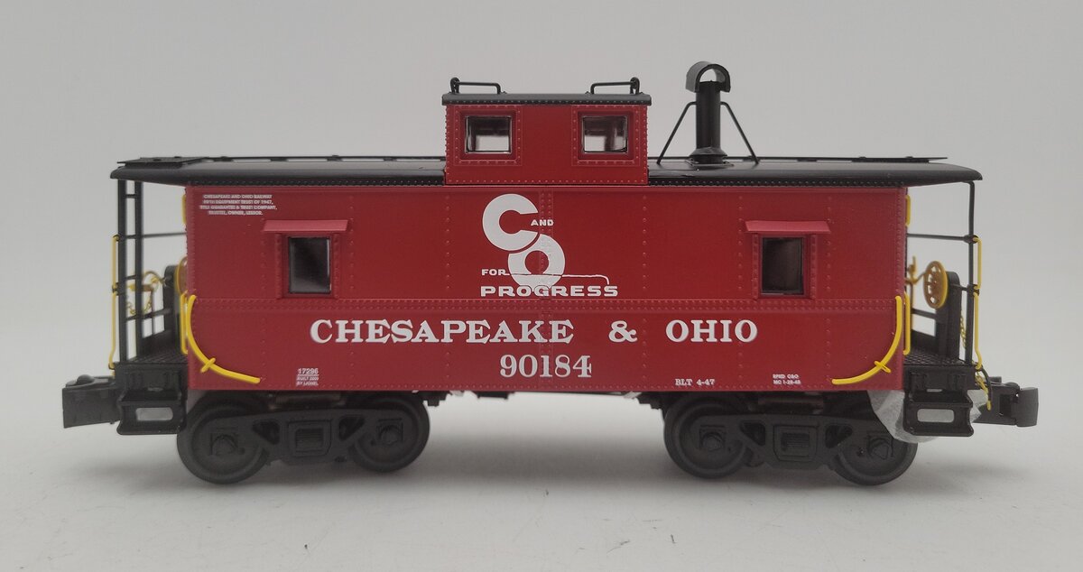 Lionel 6-27629 O Gauge Chesapeake & Ohio Northeastern Caboose #90184 EX/Box