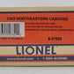 Lionel 6-27629 O Gauge Chesapeake & Ohio Northeastern Caboose #90184 EX/Box