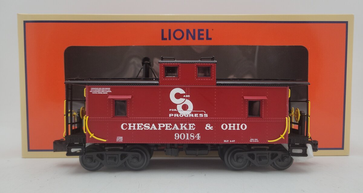 Lionel 6-27629 O Gauge Chesapeake & Ohio Northeastern Caboose #90184 EX/Box