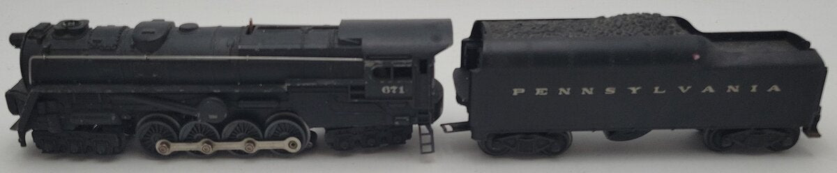 Lionel 671 Vintage O 6-8-6 Diecast Steam Turbine Locomotive w/2046W Tender