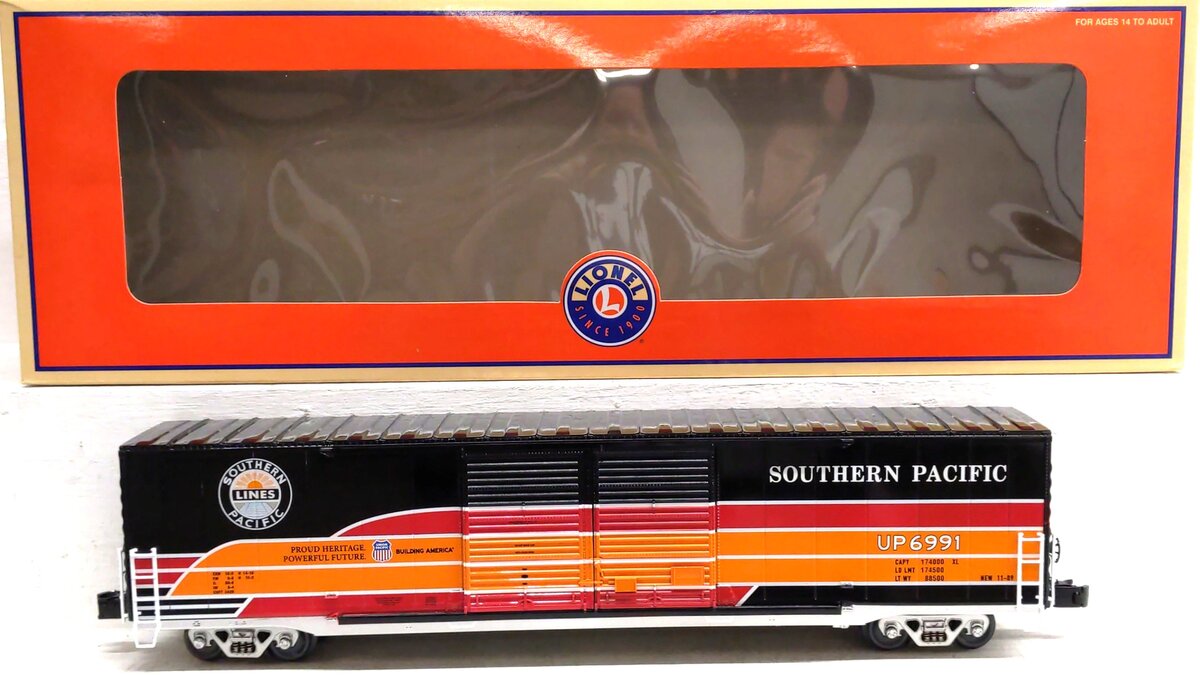 Lionel 6-27267 O Gauge Southern Pacific Heritage 60' Boxcar #6991 NIB