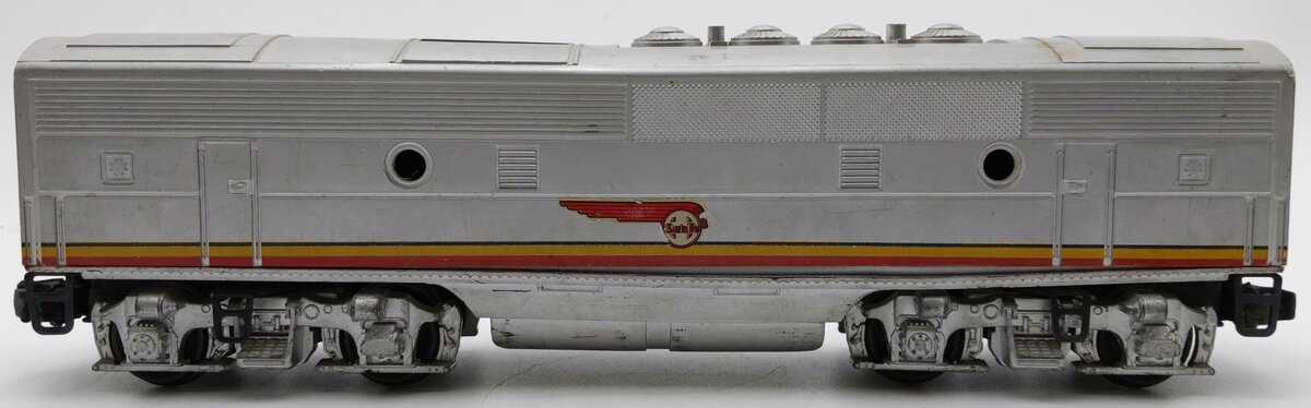 Lionel 2343C Vintage O Santa Fe F-3 Screen Top Non-Pwd. B-Unit Diesel Locomotive