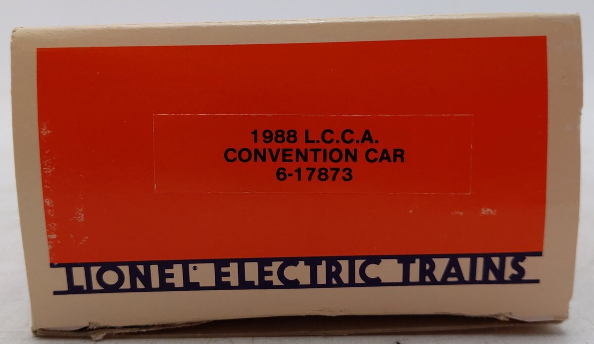 Lionel 6-17873 O Gauge LCCA 1988 Ashland Three-Dome Convention Tank Car EX/Box