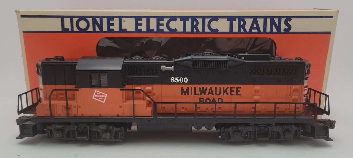 Lionel 6-18500 O Gauge Milwaukee Road GP9 Diesel Locomotive #8500 EX/Box