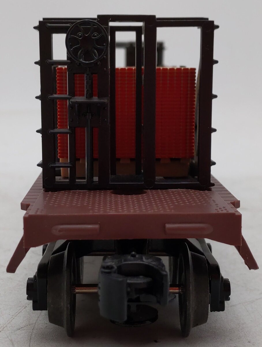 Lionel 6-16333 O Gauge Frisco Bulkhead Flatcar with Wood Load EX/Box