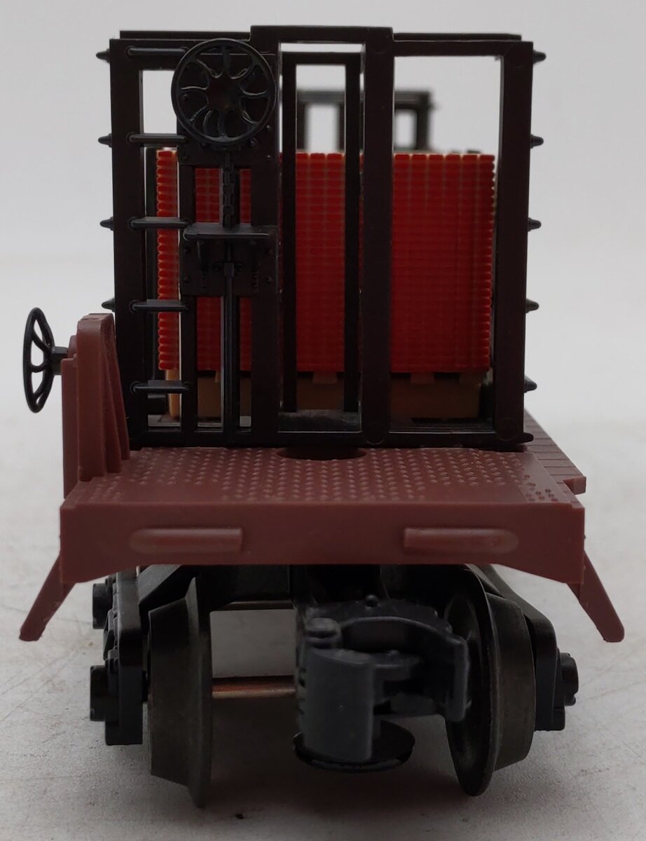 Lionel 6-16333 O Gauge Frisco Bulkhead Flatcar with Wood Load EX/Box