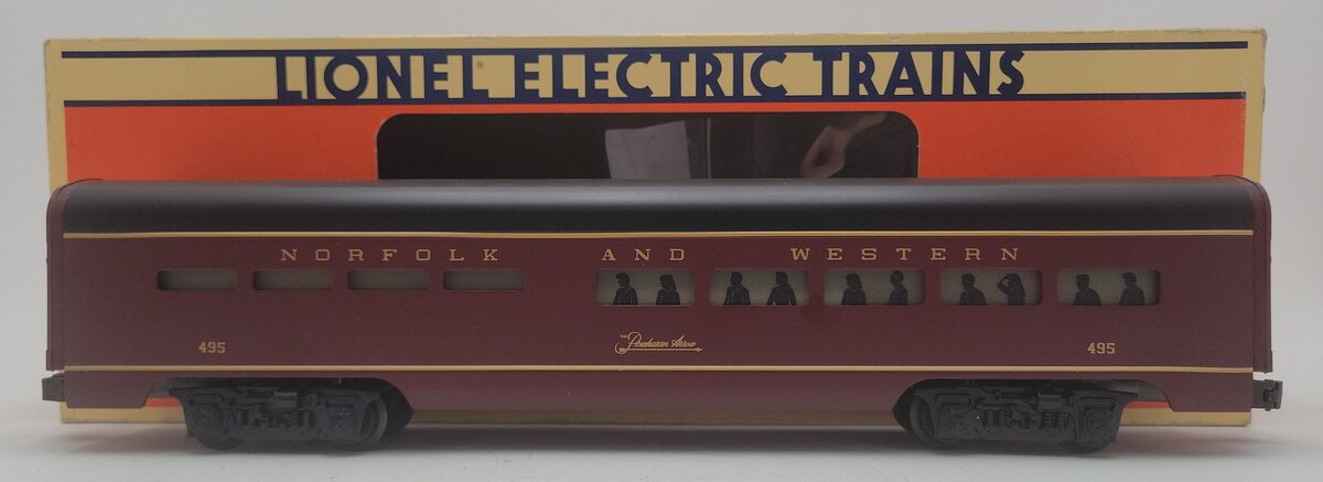 Lionel 6-19141 O Gauge Norfolk & Western Aluminum Dining Car #495 EX/Box
