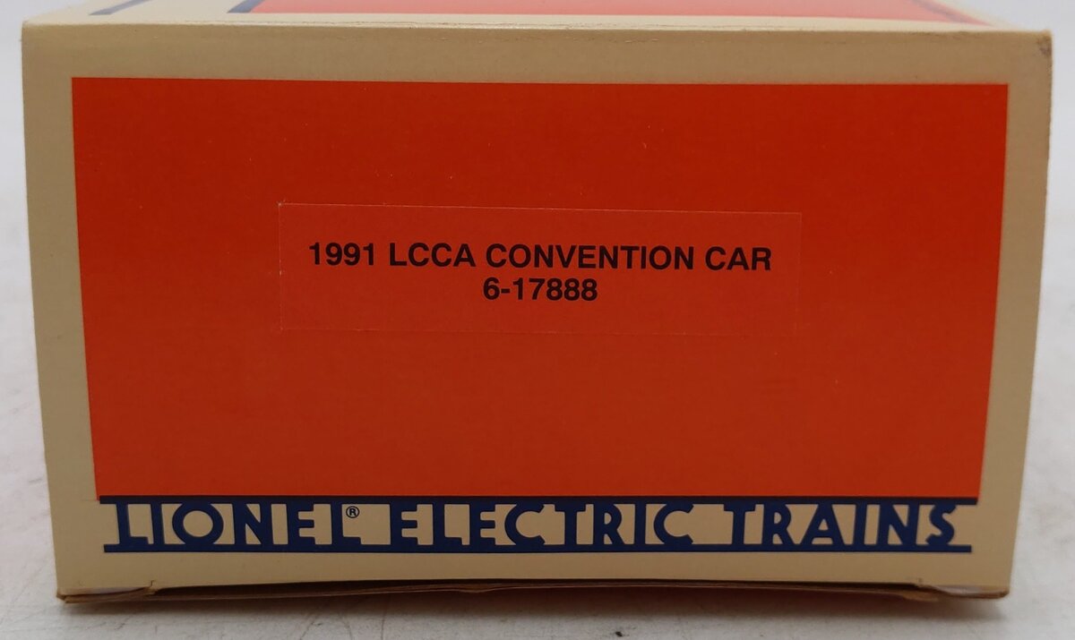 Lionel 6-17888 O Gauge LCCA-1991 Conrail Flatcar with Ford Trailer #17888 VG/Box