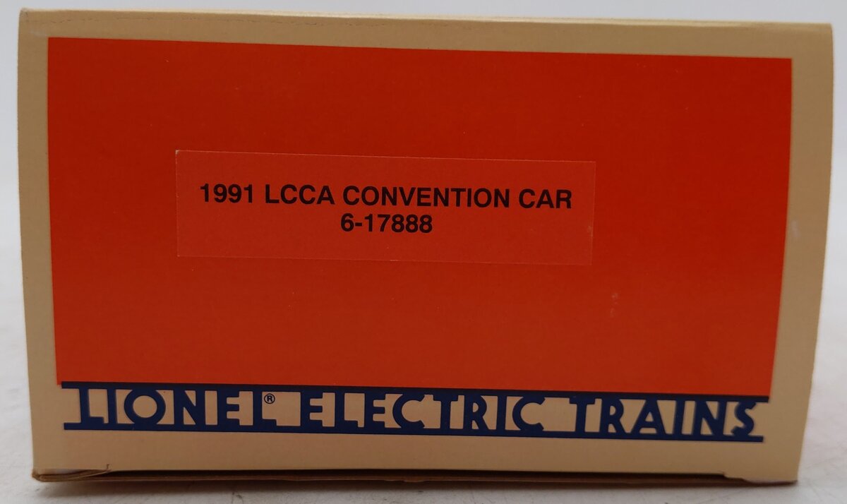 Lionel 6-17888 O Gauge LCCA-1991 Conrail Flatcar with Ford Trailer #17888 VG/Box