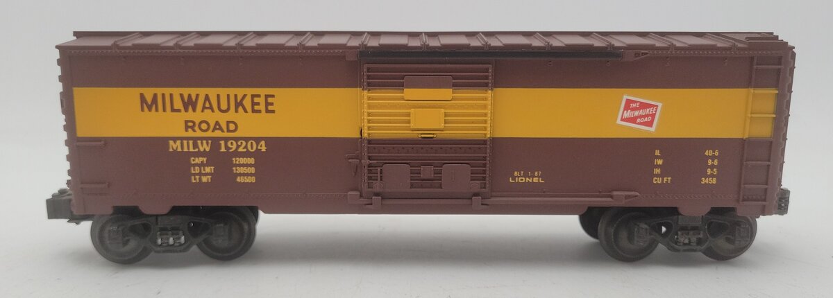 Lionel 6-19204 O Gauge Milwaukee Road Boxcar #19204 EX/Box