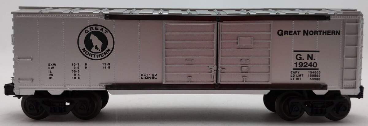 Lionel 6-19240 O Gauge Great Northern Double Door Boxcar EX/Box