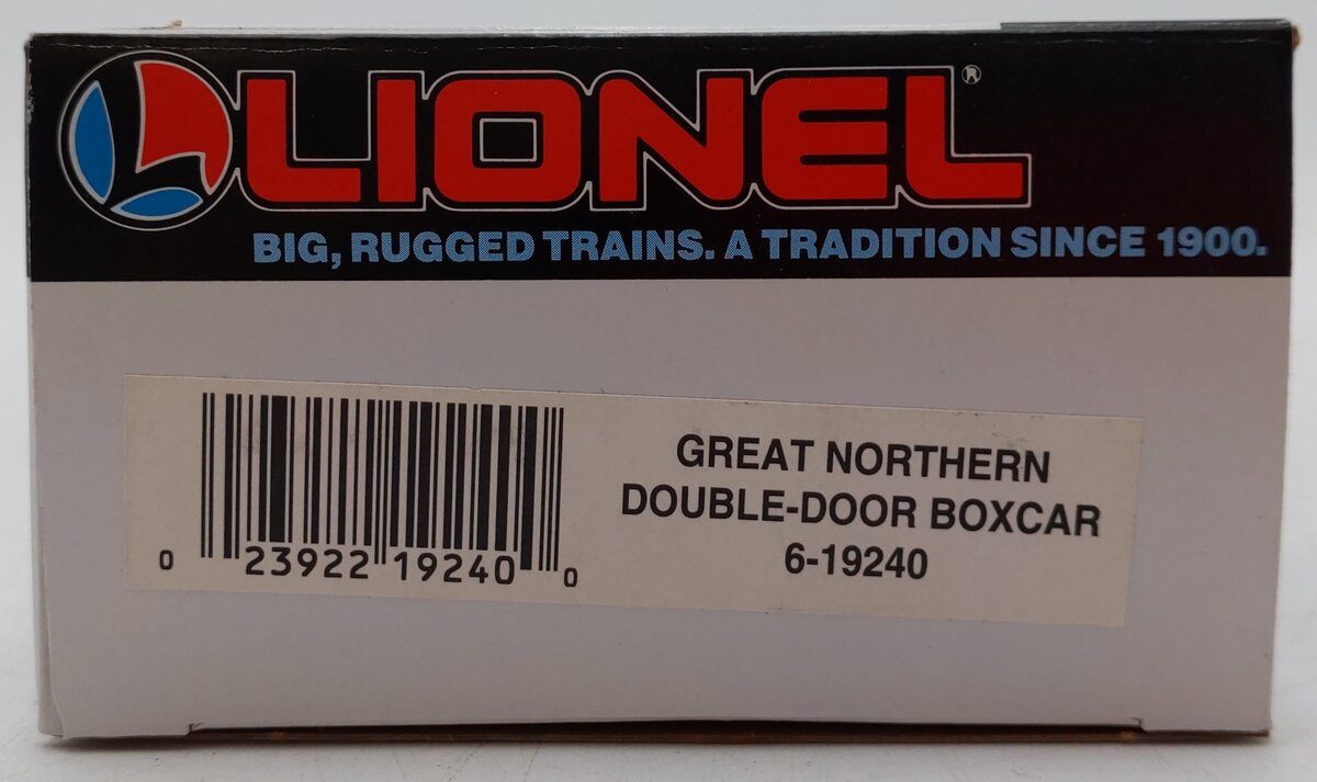 Lionel 6-19240 O Gauge Great Northern Double Door Boxcar EX/Box