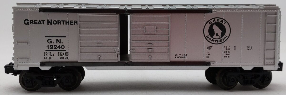 Lionel 6-19240 O Gauge Great Northern Double Door Boxcar EX/Box