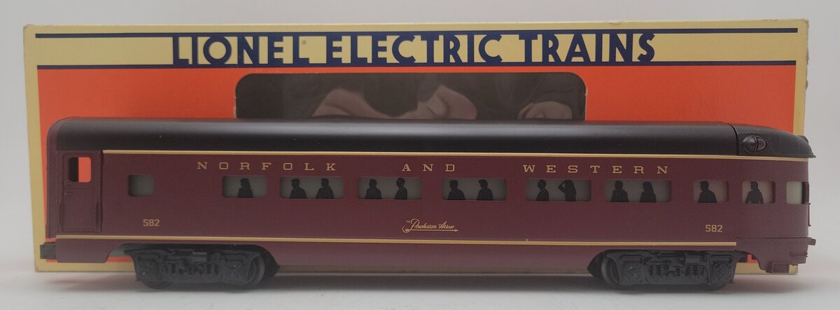 Lionel 6-19144 O Gauge Norfolk & Western Observation Car #582 EX/Box