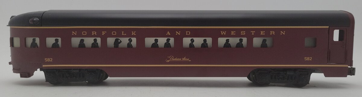 Lionel 6-19144 O Gauge Norfolk & Western Observation Car #582 EX/Box