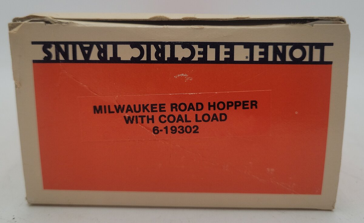 Lionel 6-19302 O Gauge Milwaukee Road Hopper #19302 with Coal Load EX/Box