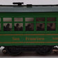 Lionel 6-18404 O Gauge San Francisco Green Trolley Car EX/Box