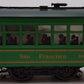 Lionel 6-18404 O Gauge San Francisco Green Trolley Car EX/Box
