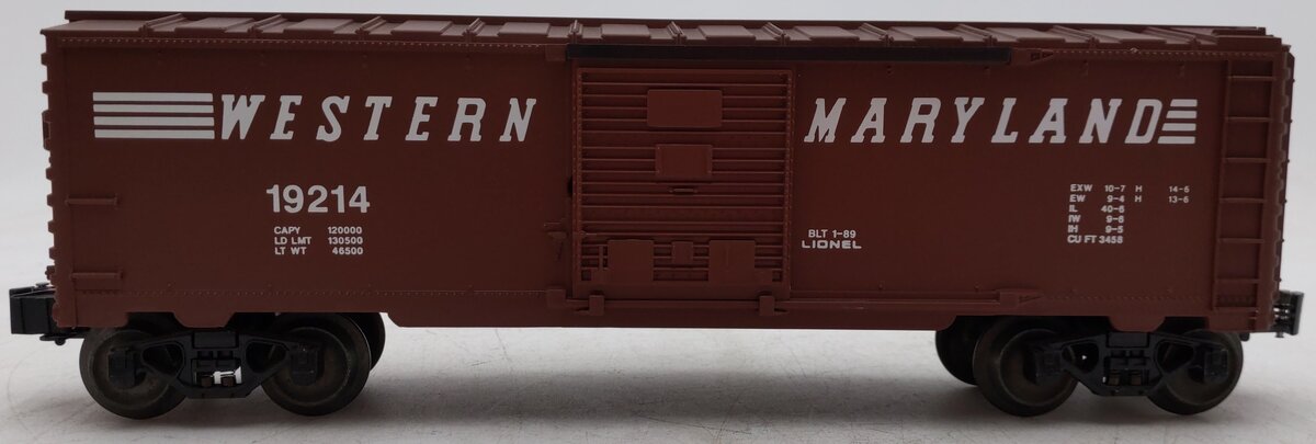 Lionel 6-19214 O Gauge Western Maryland Boxcar #19214 EX/Box