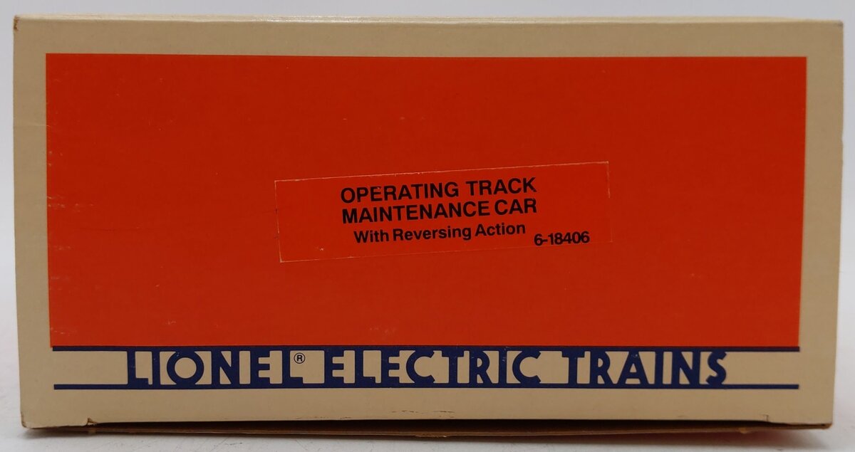 Lionel 6-18406 O Gauge Operating Track Maintenance Car EX/Box