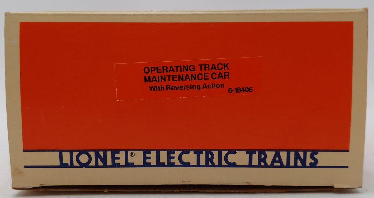 Lionel 6-18406 O Gauge Operating Track Maintenance Car EX/Box