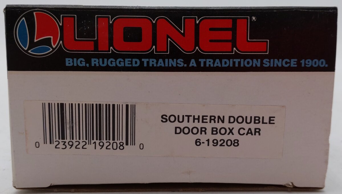 Lionel 6-19208 O Gauge Southern Double Door Boxcar EX/Box