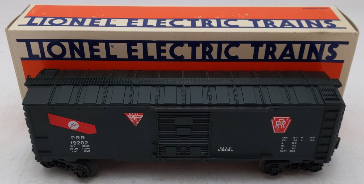 Lionel 6-19202 O Gauge Pennsylvania Railroad Boxcar #19202 EX/Box
