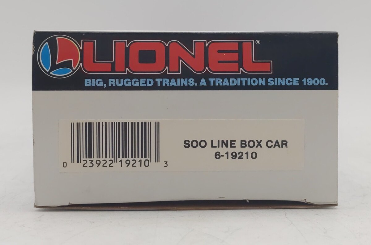Lionel 6-19210 O Gauge Soo Line Boxcar NIB