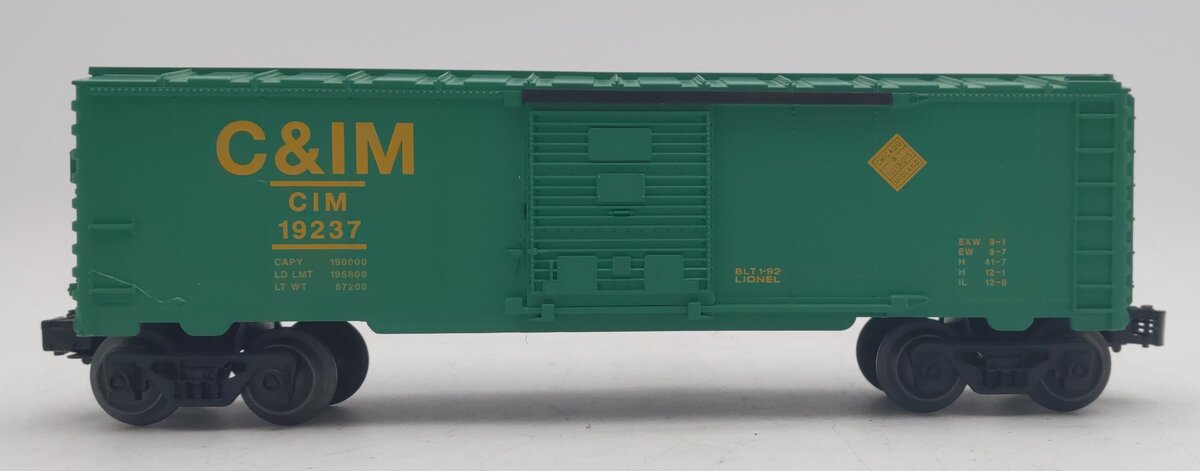 Lionel 6-19237 O Gauge Chicago & Illinois Midland Boxcar LN/Box
