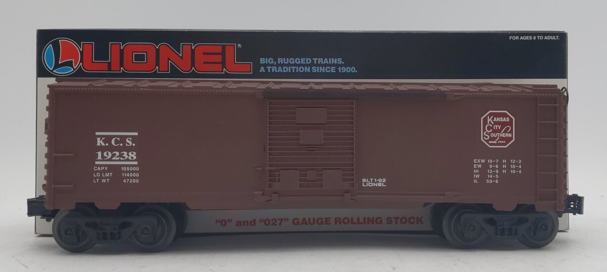 Lionel 6-19238 O Gauge Kansas City Southern Boxcar NIB