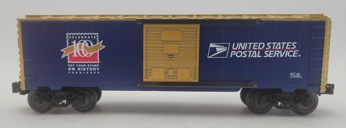 Lionel 6-26214 O Gauge Celebrate the Century USPS Stamp Boxcar LN/Box