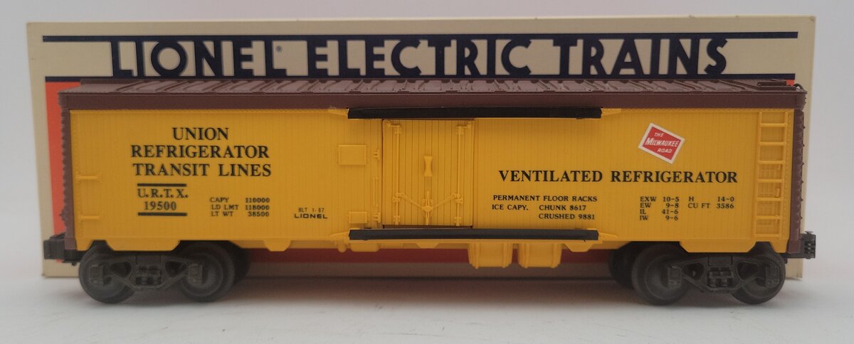 Lionel 6-19500 O Gauge Milwaukee Road Reefer Car #19500 EX/Box