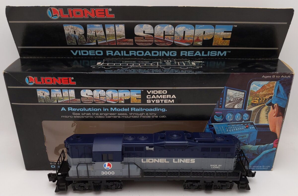 Lionel 6-33000 O Gauge Railscope Lionel Lines GP-9 Diesel Locomotive #3000 EX/Box