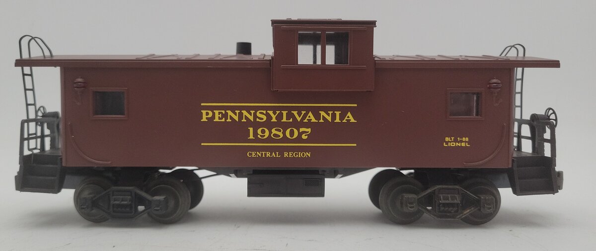Lionel 6-19807 O Gauge Pennsylvania Extended Vision Smoking Caboose #19807 EX/Box
